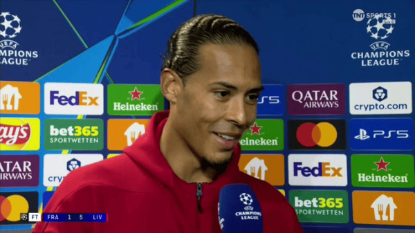 范戴克: 利物浦莫得感到目田, 也不会被负面音信所连累