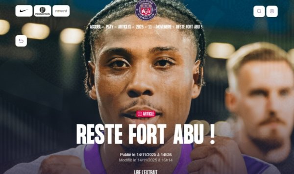 对日本时重伤！图卢兹官方：中场阿布赛季报销，极可能无缘天下杯