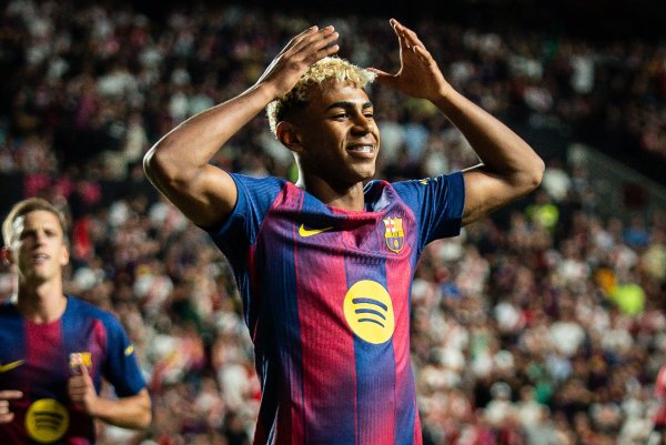 亚马尔19岁之前欧冠打进7球卓著劳尔，同庚岁仅少于姆巴佩