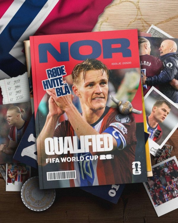 挪威时隔27年再进天下杯，哈兰德、厄德高迎生活初度国度队大赛