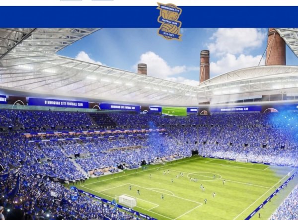 伯明翰公布新主场决议：12座烟囱塔楼+6.2万东说念主容量，指标2030罢了