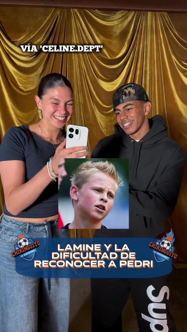 狠恶！亚马尔看儿时相片猜球员，内马尔、德容、梅西、莱万全猜中